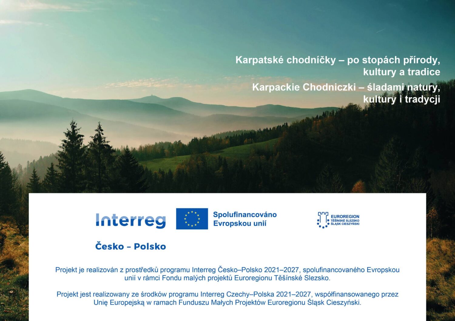 Karpatske chodnicky o projektu web